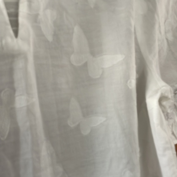 Kate, Spade, 100% cotton white blouse XXS - Picture 3 of 6